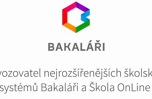 Poděkování Bakalářům a Škole online