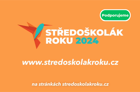 Podporujeme soutěž Středoškolák roku 2024