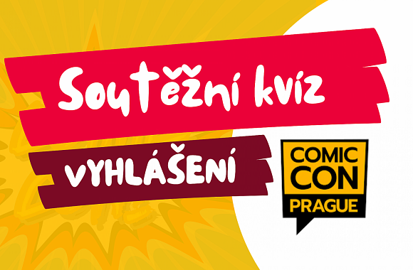 Vyhlášení soutěžního kvízu Comic-Con