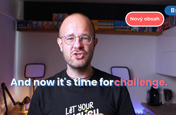 Žáci se učí angličtinu s Broňou