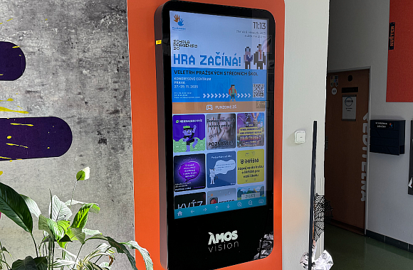 Na ÁMOSkách zveme žáky na veletrh středních škol Schola Pragensis