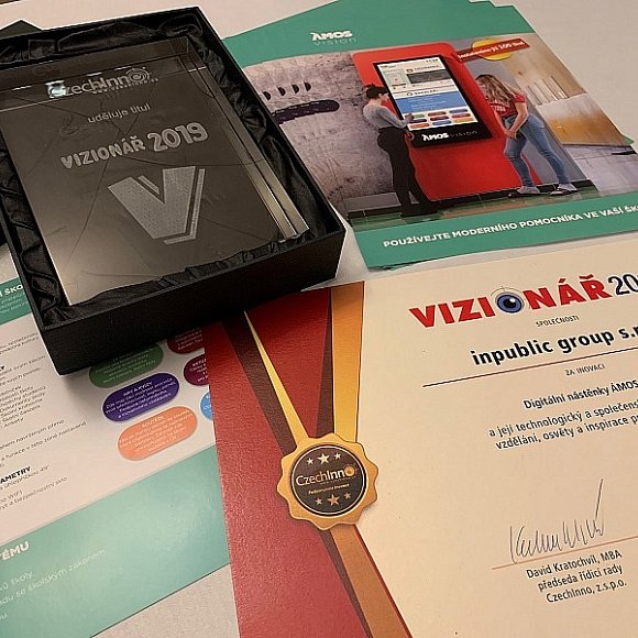 ÁMOS vision získal ocenění v soutěži Vizionáři 2019